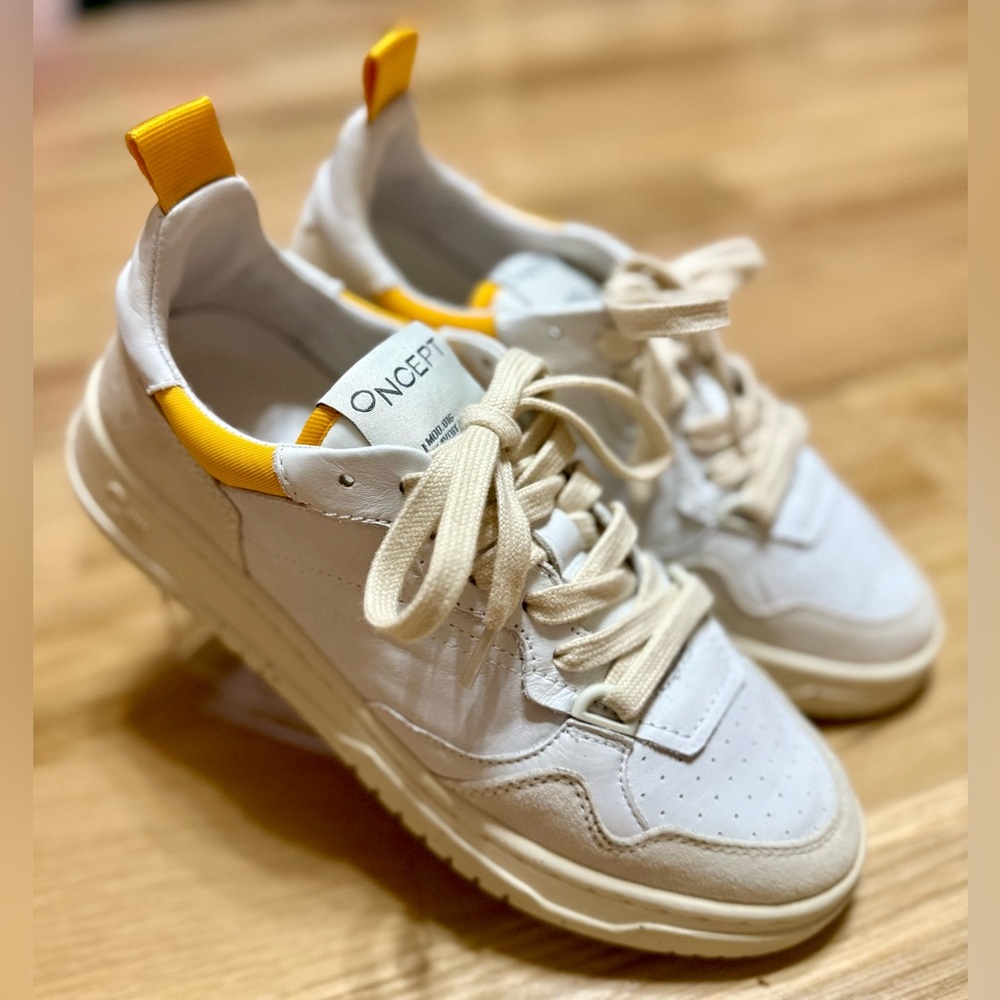 ONCEPT Phoenix White Cloud Leather Sneakers